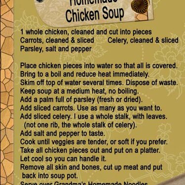 Grandma&#039;s Homemade Chicken Soup
