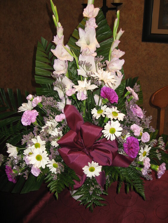 Flowers from my &quot;church friends&quot;