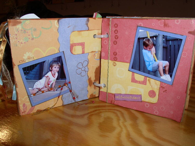 6x6 Cardboard Album - Noah, Stephanie &amp;amp; Jeffery