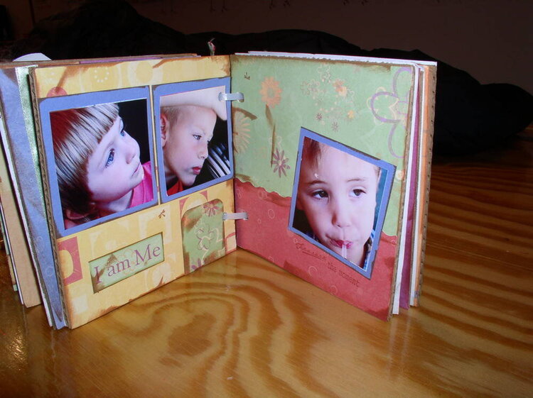 6x6 Cardboard Album - Noah, Stephanie &amp;amp; Jeffery