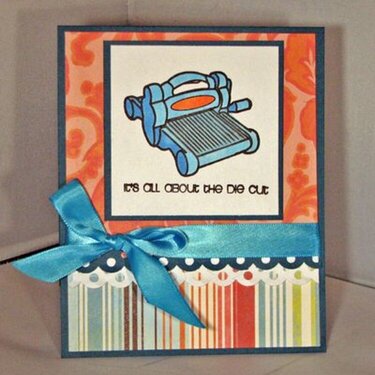 All About the Die Cut Card