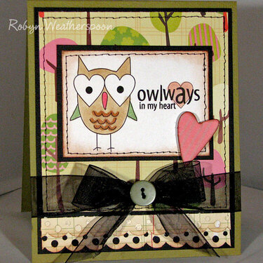 Owlways In My Heart Card