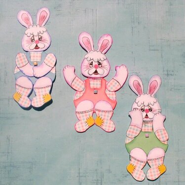 Bunnies for my baby Layout