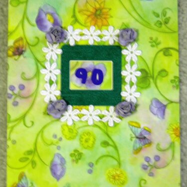 90th birthday card