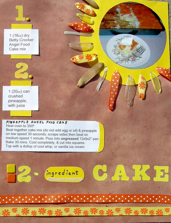 2-ingredient Cake