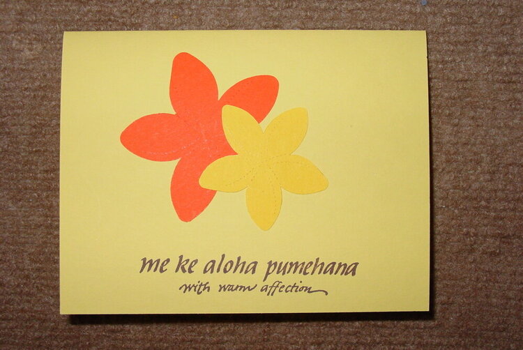 Plumeria Aloha Pumehana