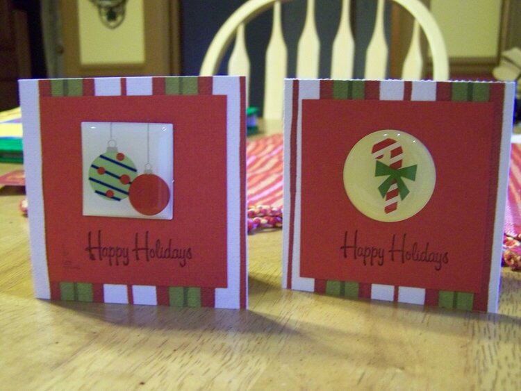 3x3 Christmas cards