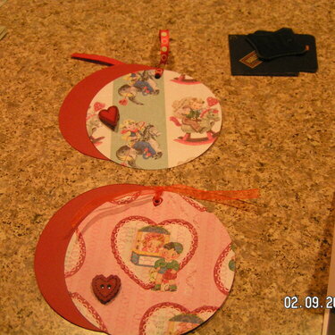 circle valentine cards