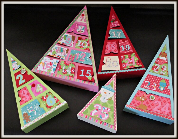 Doodlebug Advent Boxes