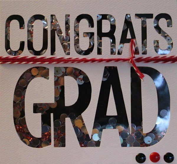 Congrats Grad Shaker Card