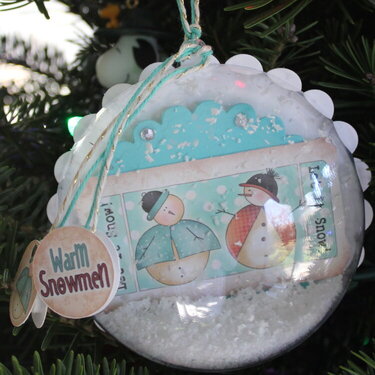 Warm Snowman Ornament