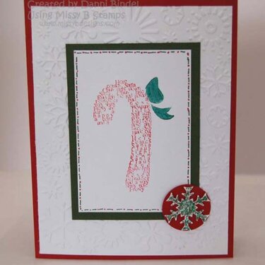 Word Ornament Card