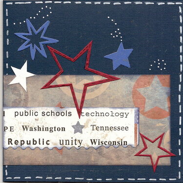 Star 4th of July Card