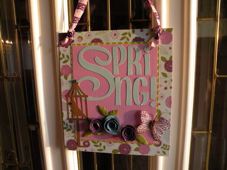 Spring Door Hanger