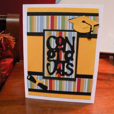 Grad Card Using Card Patterns Sketch #67