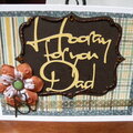 FATHER'S Day card using card patterns sketch #68