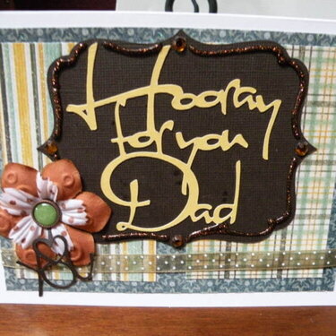 FATHER&#039;S Day card using card patterns sketch #68