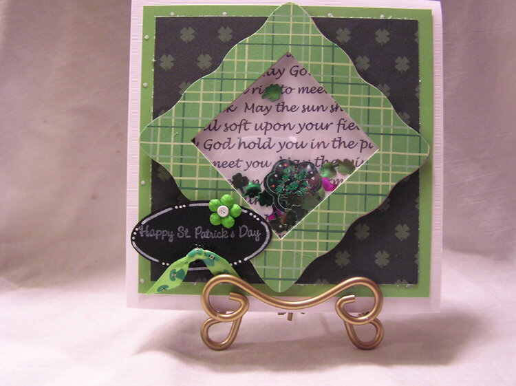 St. Pat Shaker Card (Card Patterns #6)