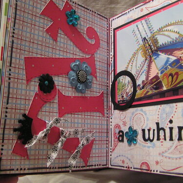 Tilt a Whirl from Silverwood Altered Book