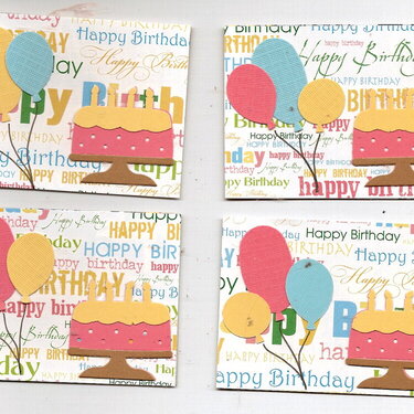 Birthday ATC for Artistic Trading Cards Swap