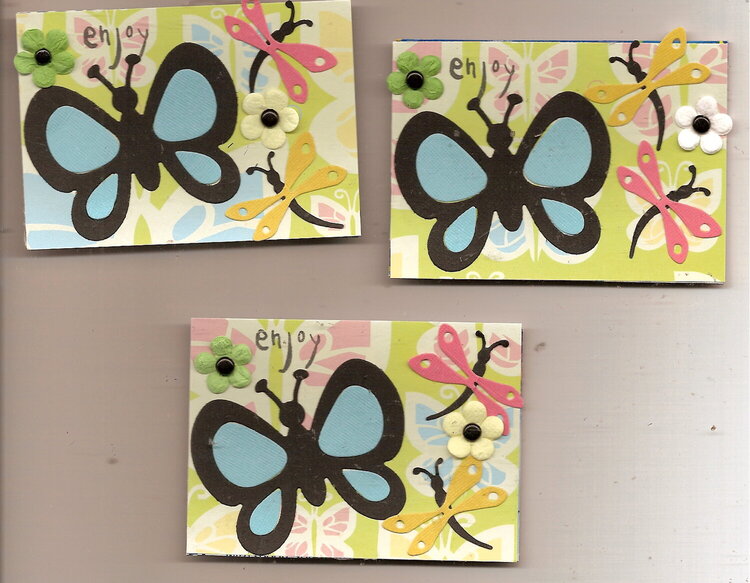 Artistic Trading Cards - Butterfly/Dragonfly Group