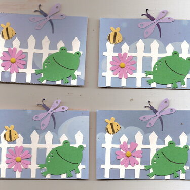 spring ATC for the Artistic Trading Card Swap