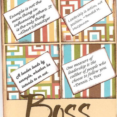 Boss Card - the one I really will give my boss