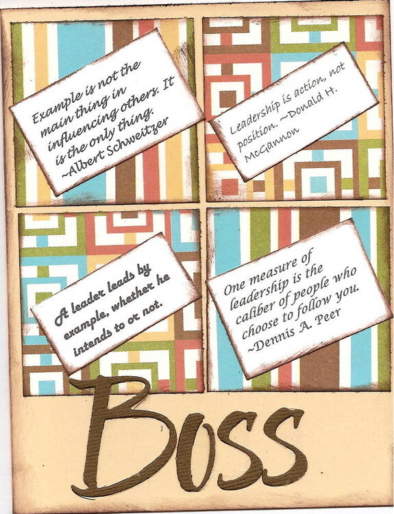 Boss Card - the one I really will give my boss
