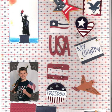 July 4 by Carl (9 years old)