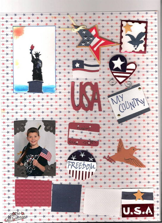 July 4 by Carl (9 years old)