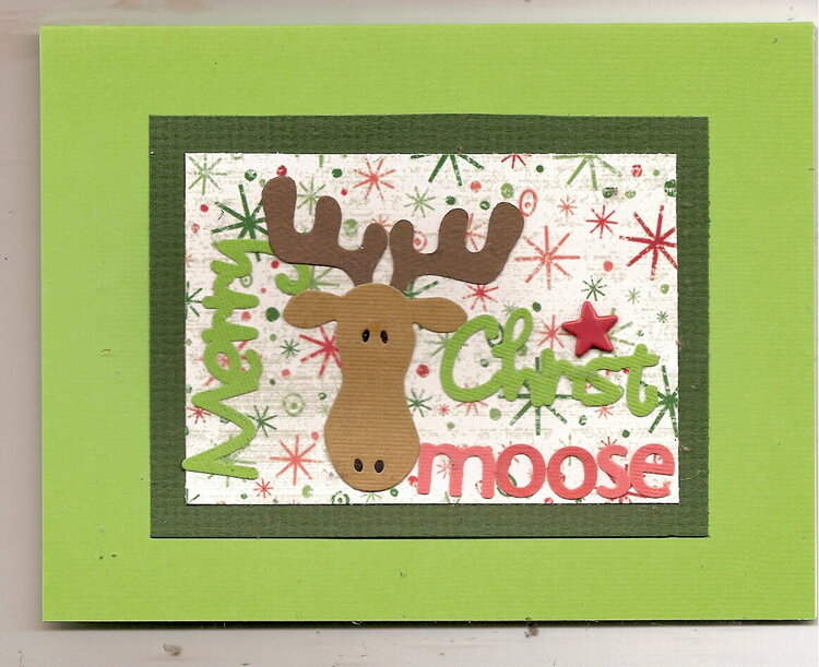 Christ-moose card