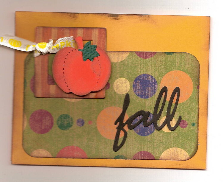 fall card (Sonya font)