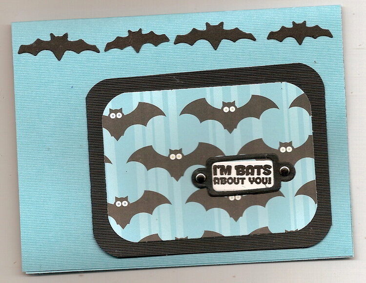 card for Halloween Theme Swap - Bat group