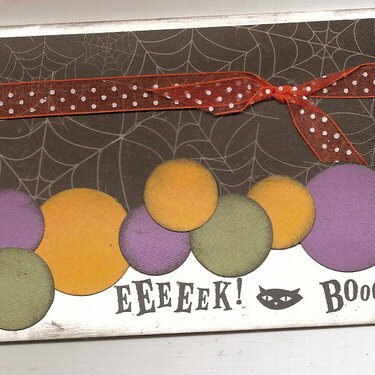 EEEEEK!  BOOOO! Halloween Card!