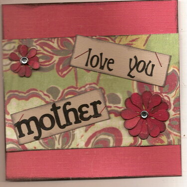 Mother&#039;s Day - love you card