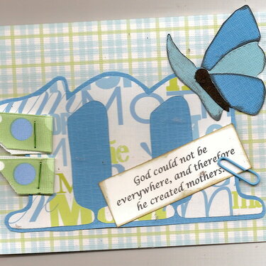 butterfly mother&#039;s day card