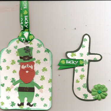 monogram + tag swap - st. pat group - this is for myself