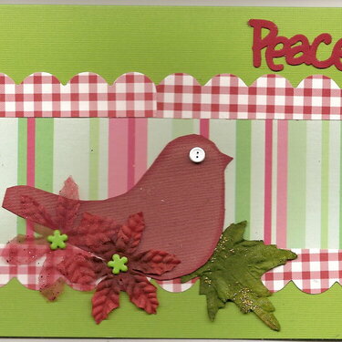 Peace Bird (for November Card Challenge)