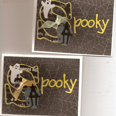 Spooky cards