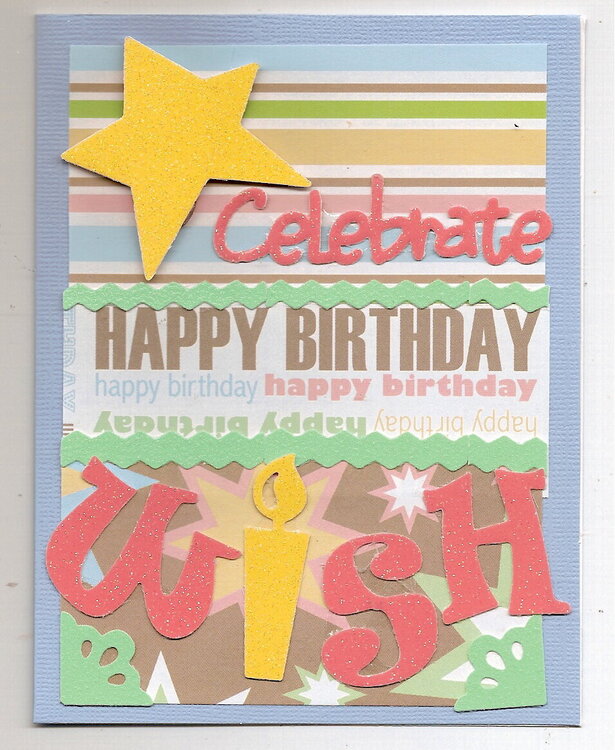 wish/celebrate birthday