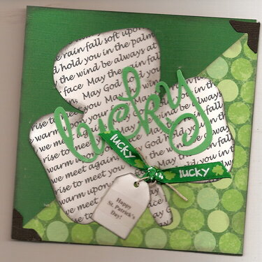 St pat day card