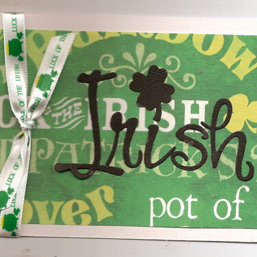 St Pat day card