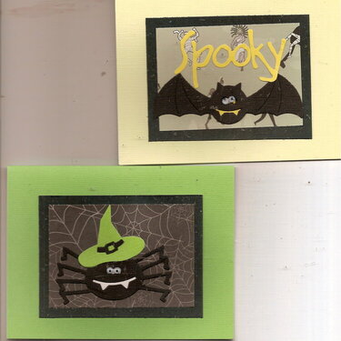 Wiggle eye halloween cards