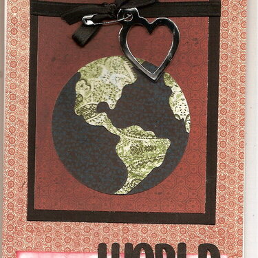 You are My World (Katie&#039;s Bonus Sketch at 2 Sketches 4 You week of 12/29/08 + uses a safety pin  -  scrapbook.com Jan card chall