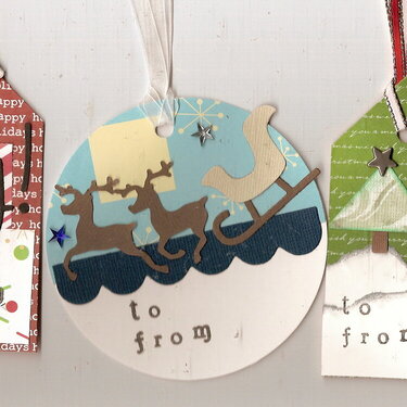 x-mas tags for gift tag swap