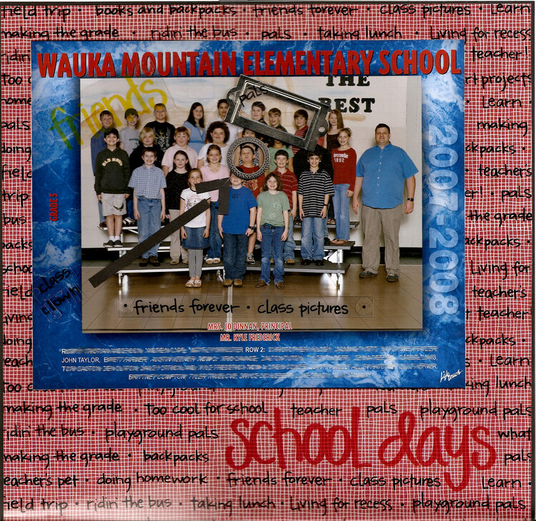 JT School Days 2007-2008