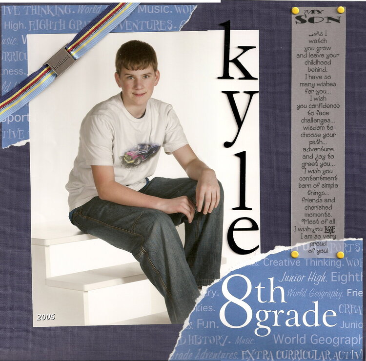Kyle 8th grade