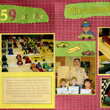 My Pack 259 at the Pinewood Derby