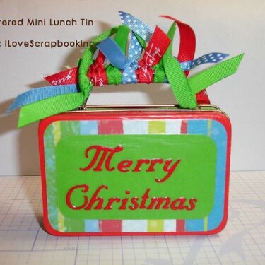 Altered Mini Lunch Tin