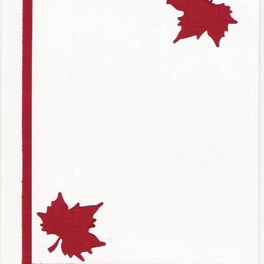 Canadian Theme - Note Card
